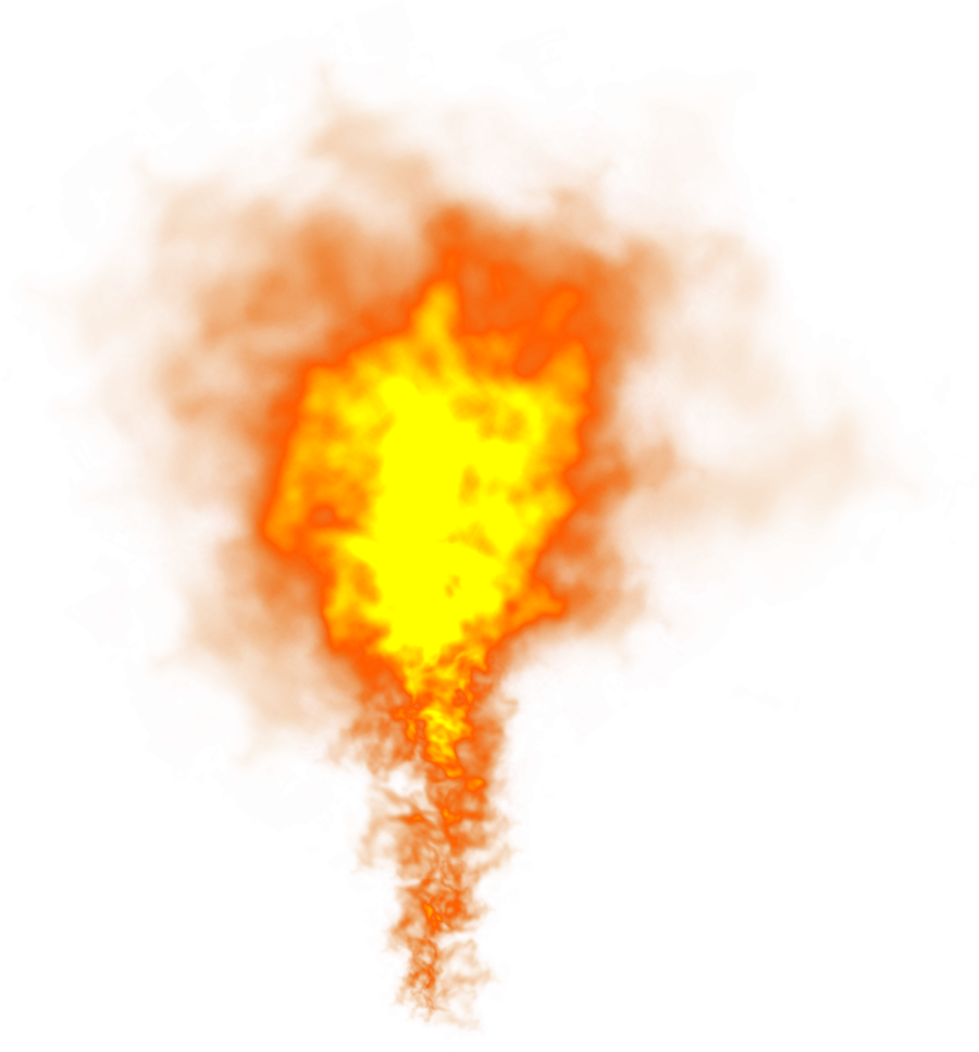 Fichier PNG de flamme de feu dragon