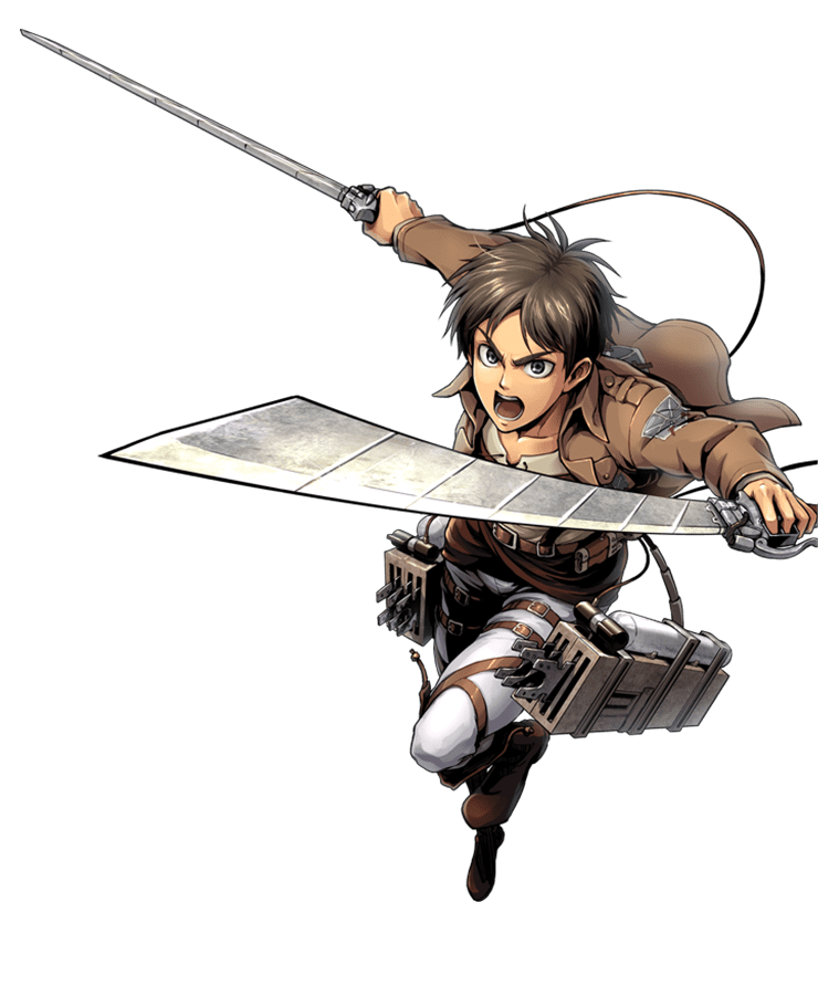 Eren yeager rendery PNG clipart