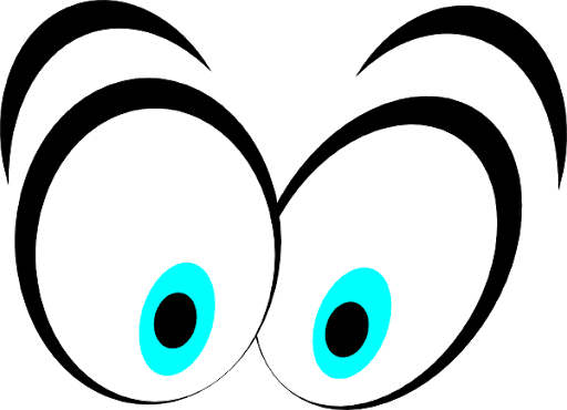 Expresión de ojos de dibujos animados PNG transparente HD Photo