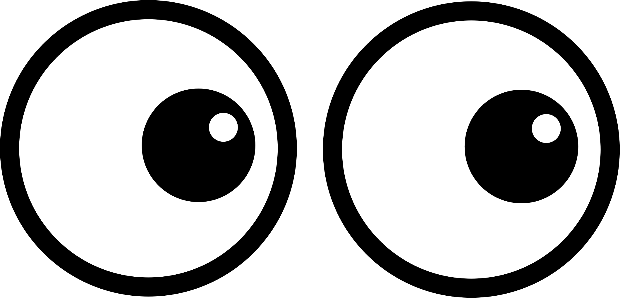 Expressão dos desenhos animados olhos PNG transparentes imagem