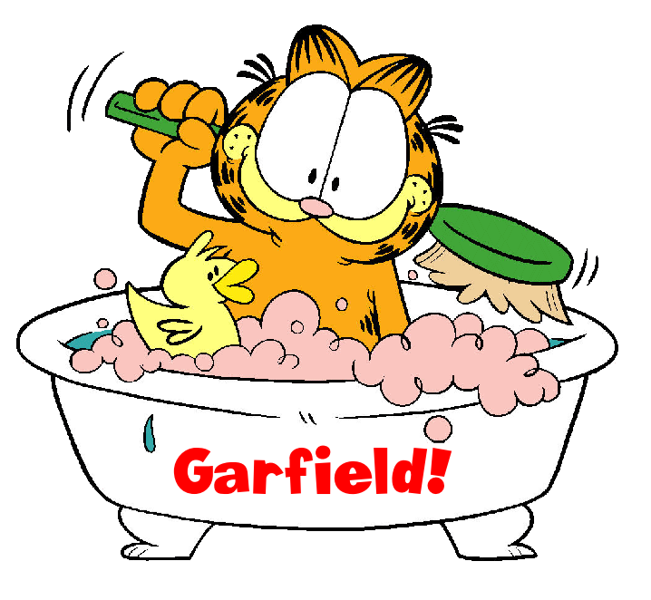 Garfield Cartoon Background PNG