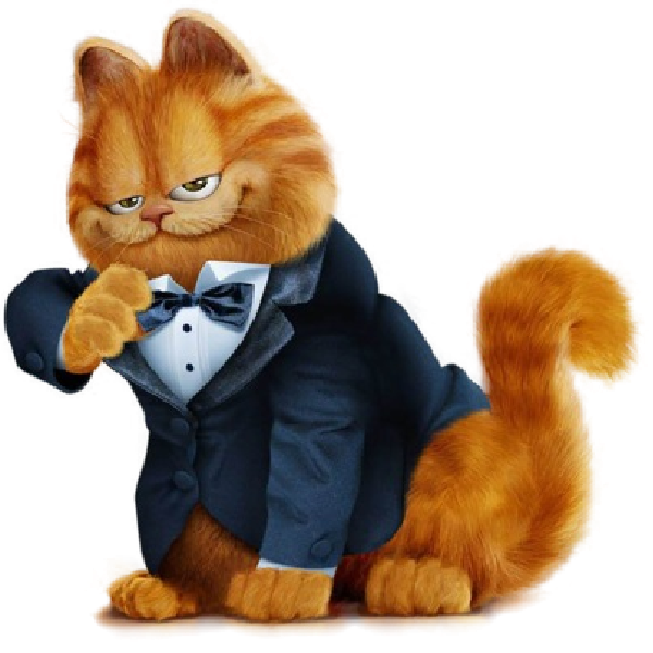 Garfield desenhos animados PNG transparente