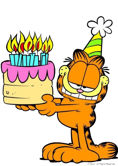 Garfield Latar belakang kartun Transparan