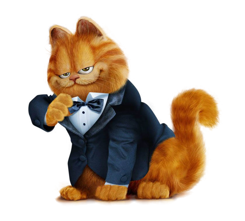 Garfield a imagem transparente do filme PNG