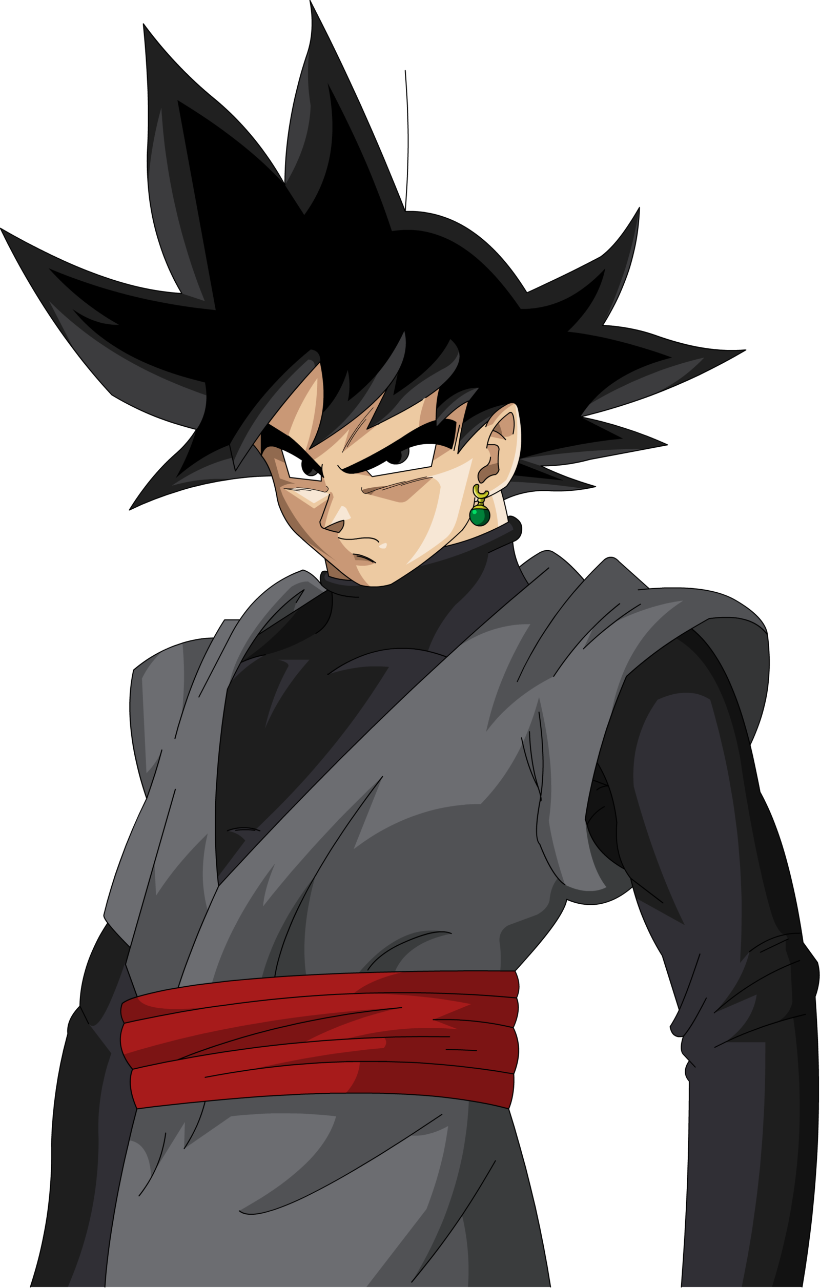 Goku hitam zamasu Transparan PNG