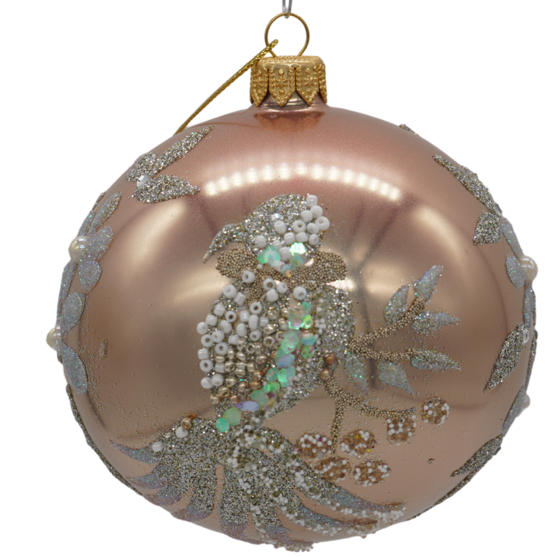 Ornamentos de Navidad de oro PNG transparente