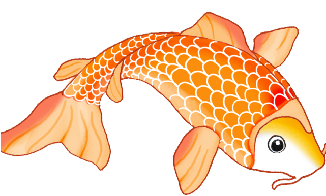 Goldenes Koi-Fisch-PNG-transparentes HD-Foto
