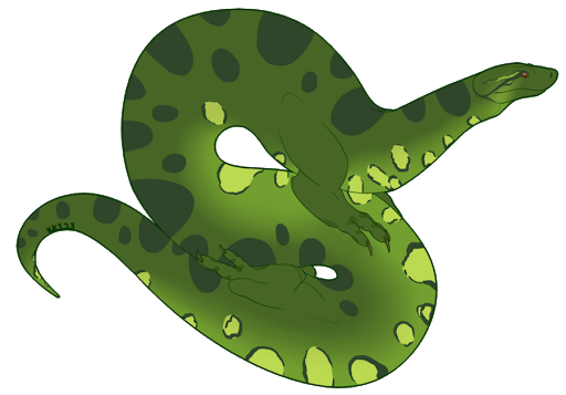 Green Anaconda Transparent Images PNG