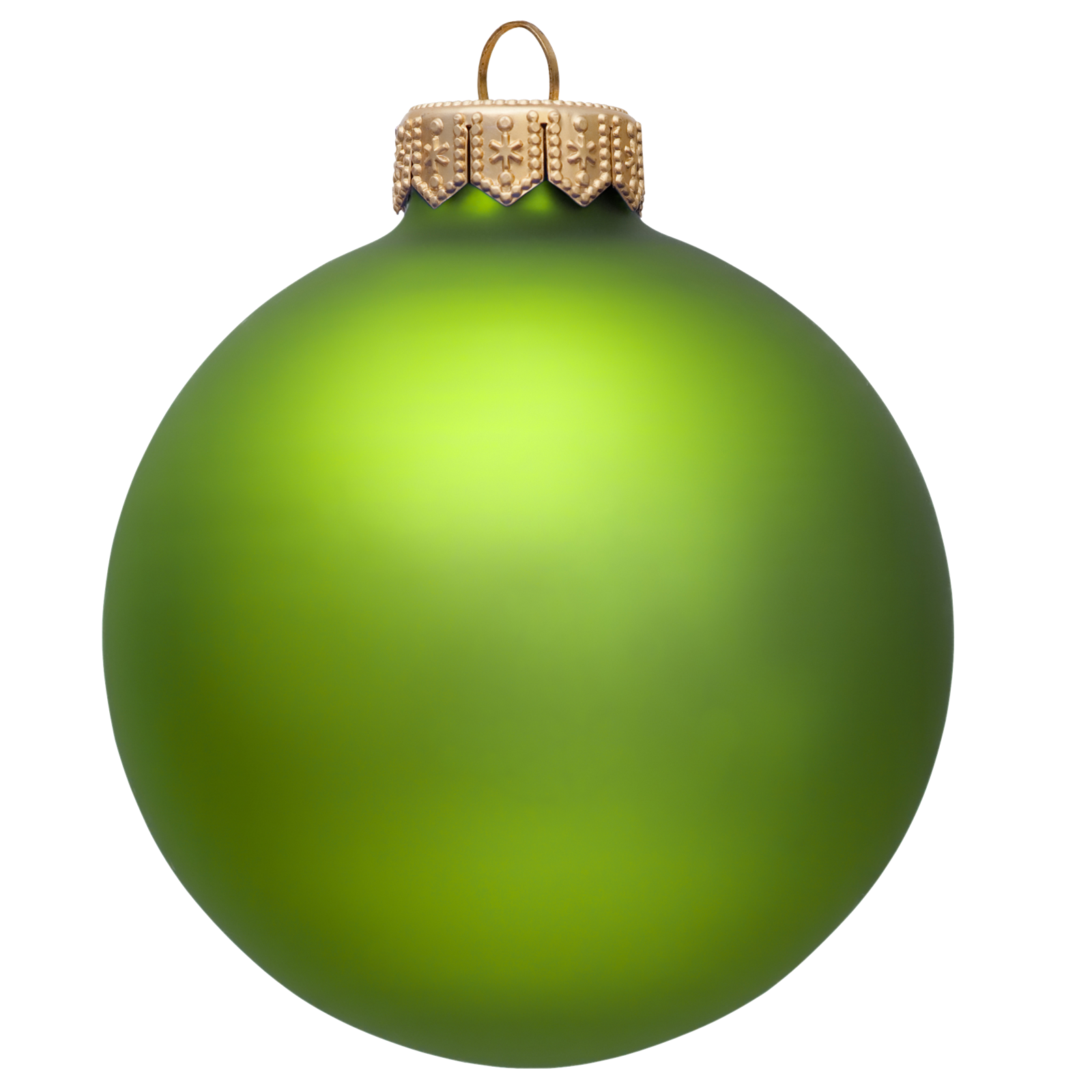 Green Christmas Bauble PNG-Bild