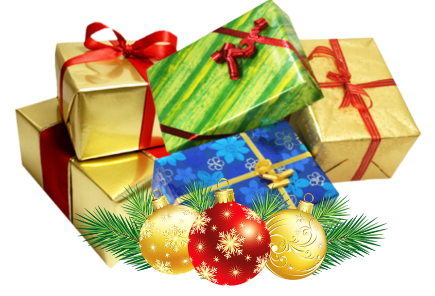 هدية عيد الميلاد الأخضر PNG