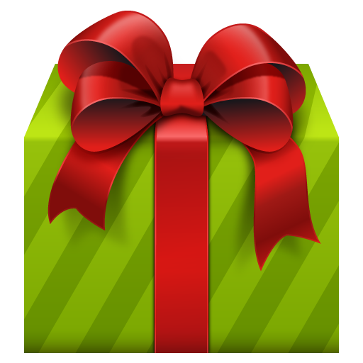 Download gratuito di regalo di Natale verde PNG