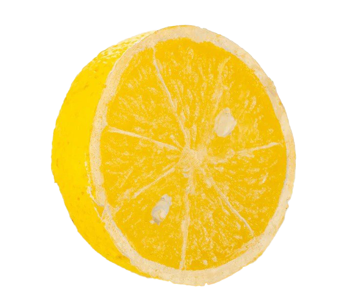Half Lemon Cut PNG File