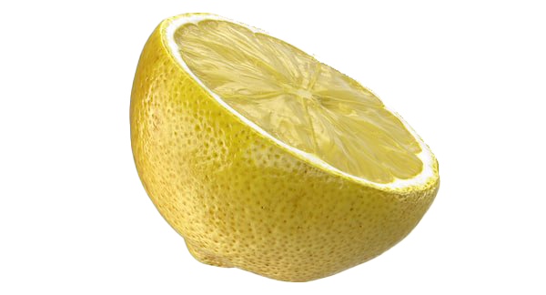 하프 레몬 PNG 사진을 잘라냅니다