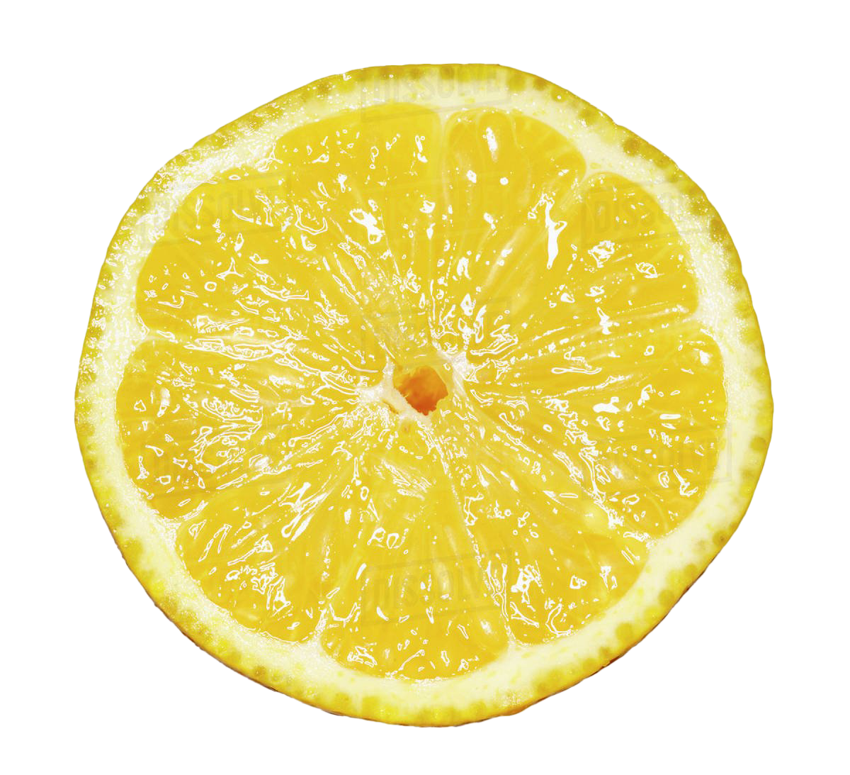 Half Lemon Cut PNG Transparent Image