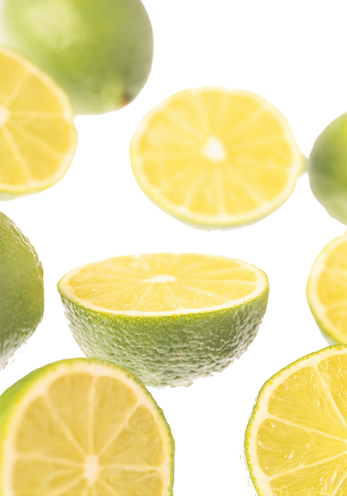 Meia imagem transparente de PNG de limão
