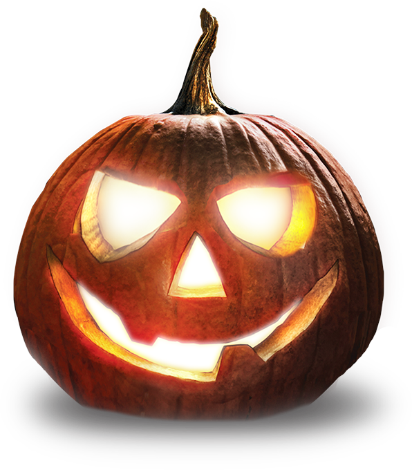 Halloween Jack-O-Lantern Transparent Background
