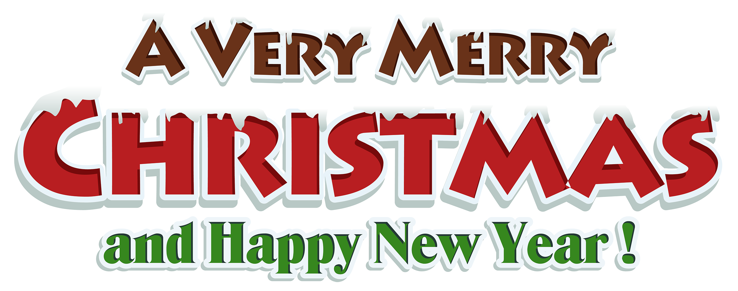 Happy Christmas Text Download PNG Image