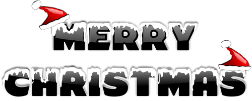 Happy Christmas Text PNG Free Download
