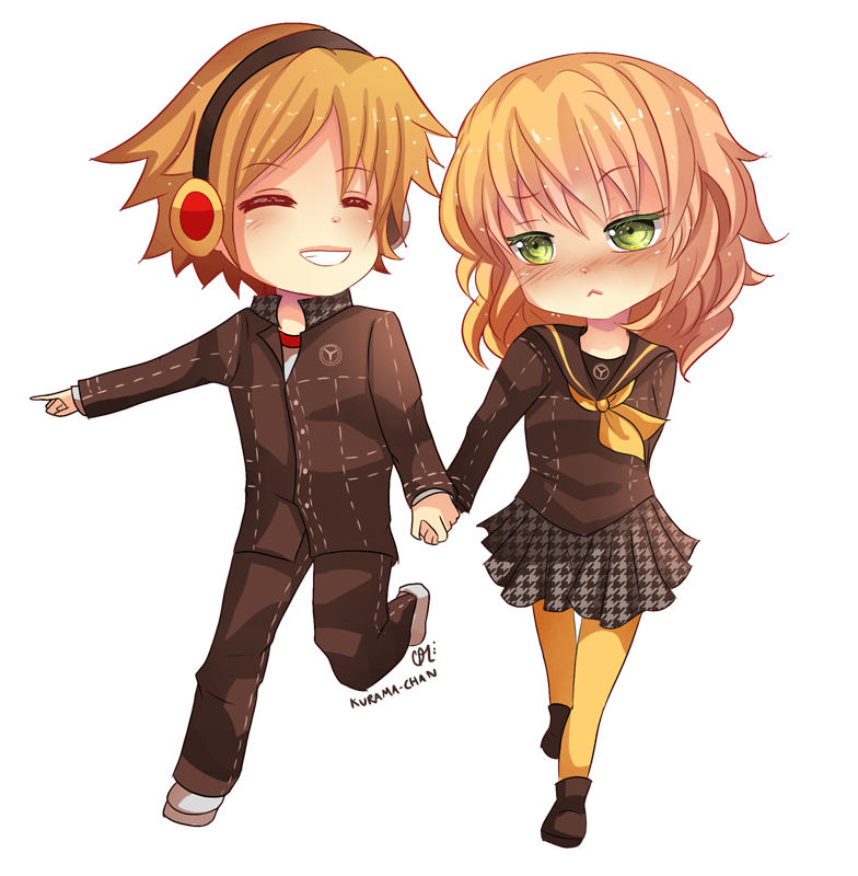 High School Anime Casal PNG Free Download