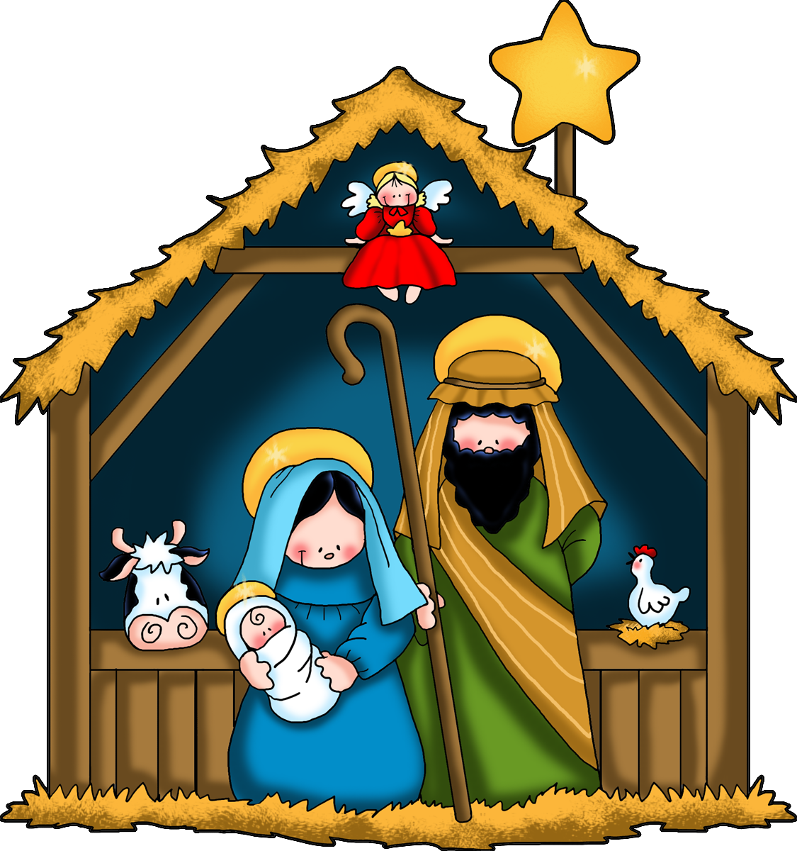 Jesus Christmas Nativity Achtergrond PNG