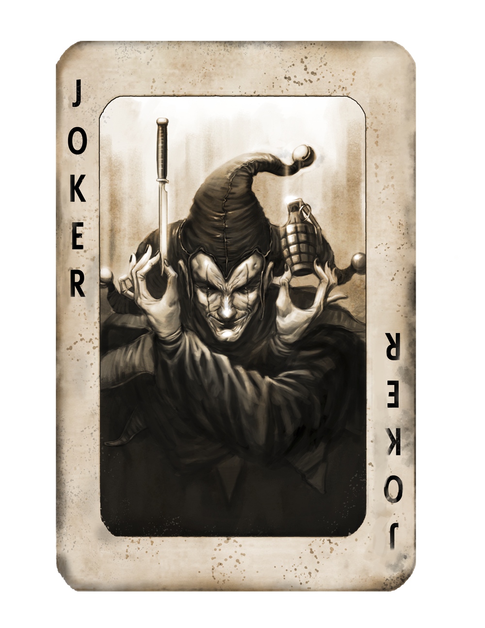 Joker Card PNG Clipart