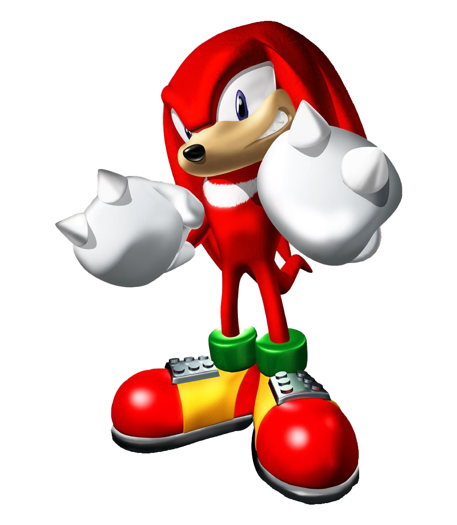 Knuckles The Echidna PNG File