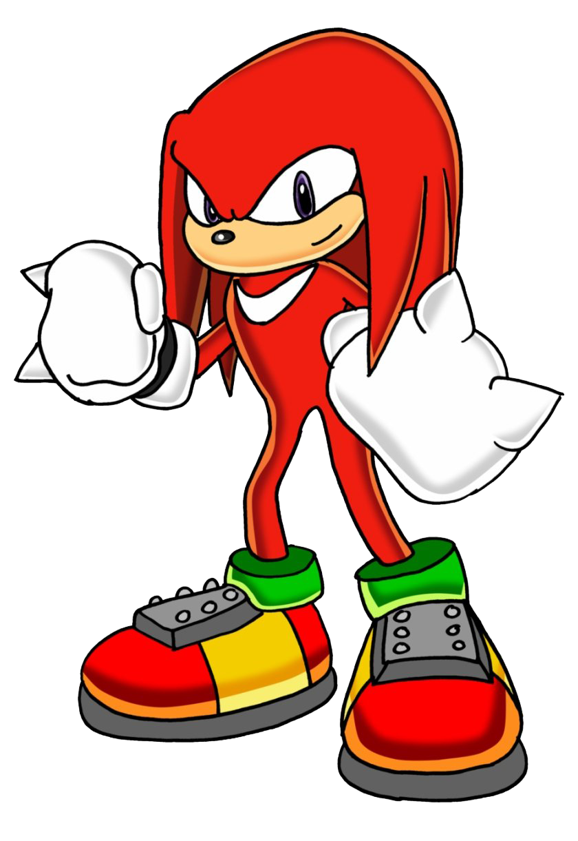 Knuckles The Echidna PNG Image