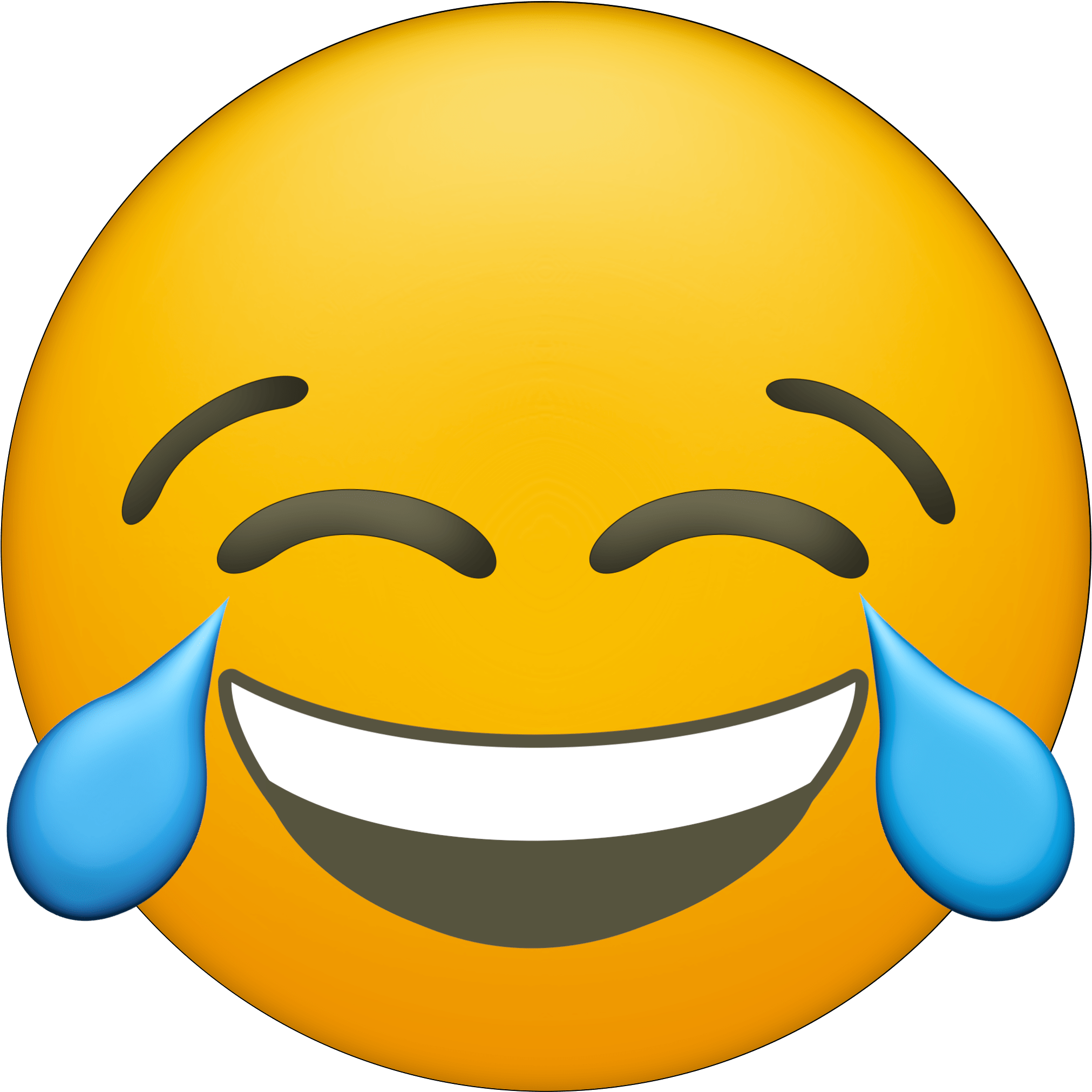 Lachen Emoji PNG-Datei
