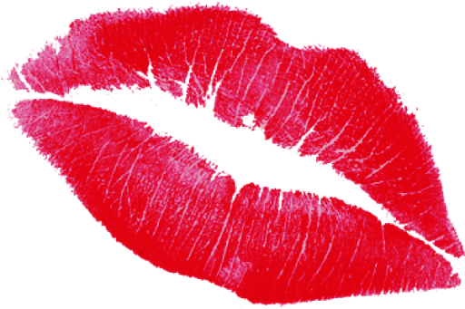 Lippen küssen PNG bild
