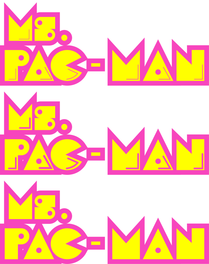 Ms pac adam logosu PNG görüntü arka plan
