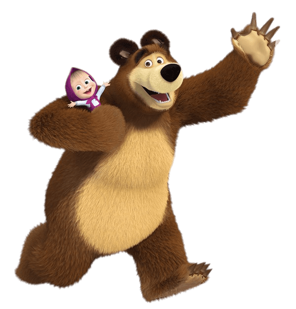 Masha And The Oso transparente PNG