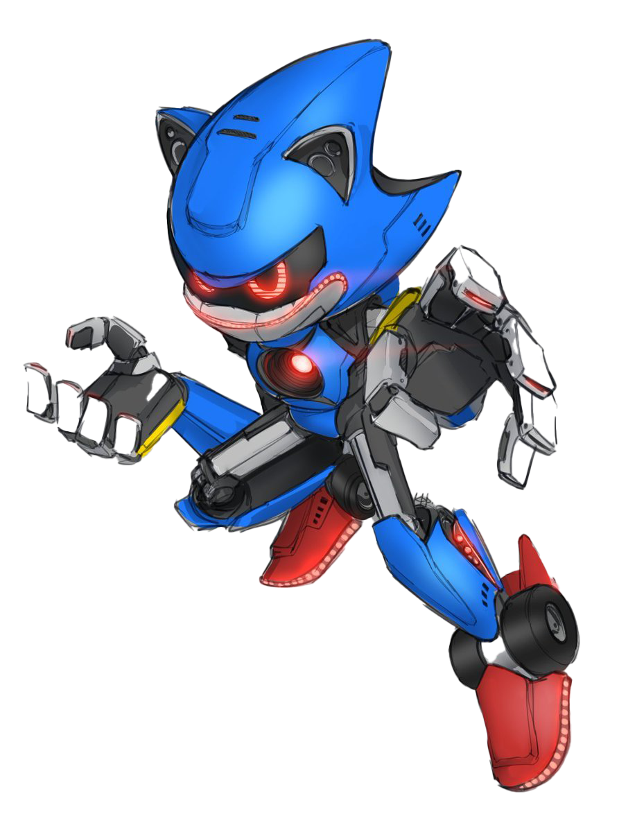 Metall Sonic PNG transparent