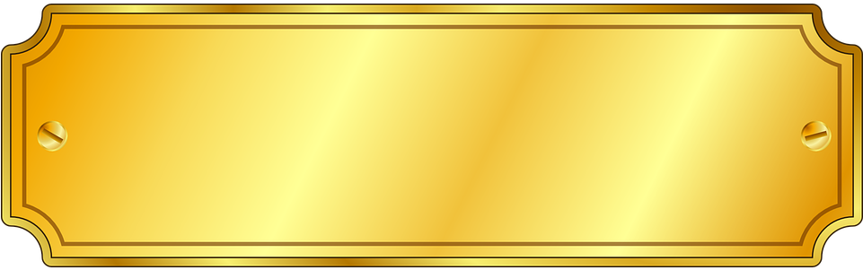 Name Plate PNG File