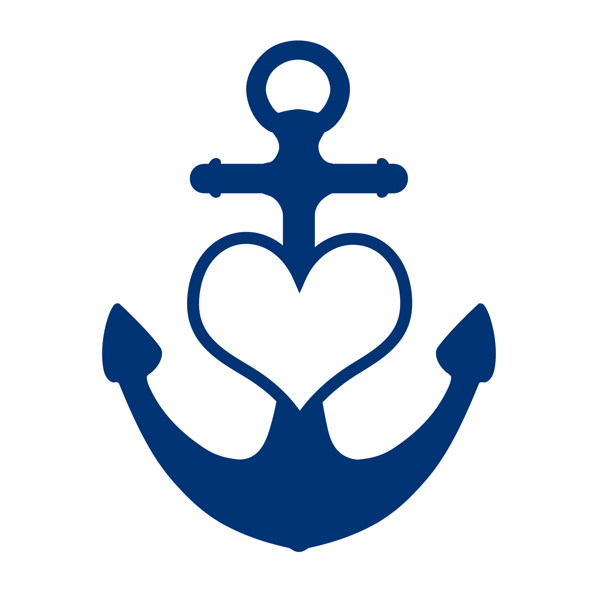Nautical Anchor PNG Transparent