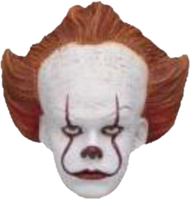 Wajah Pennywise PNG Clipart