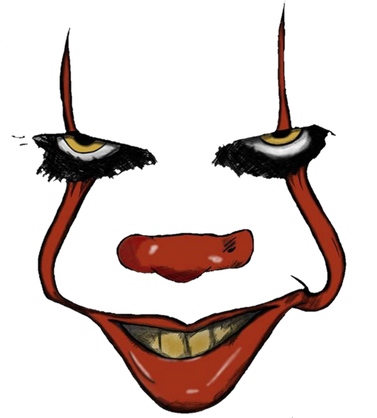 Pennywise Face PNG Transparent Image