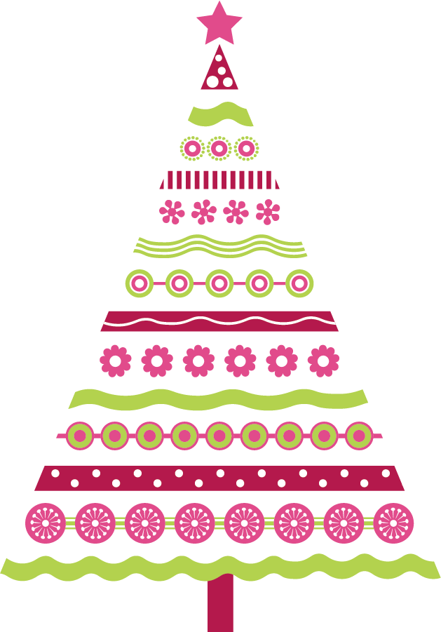 Pink Christmas Ornaments PNG Clipart