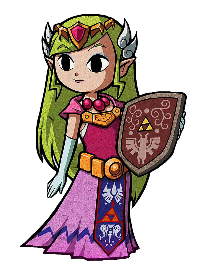 Princess Zelda PNG Transparentes Bild