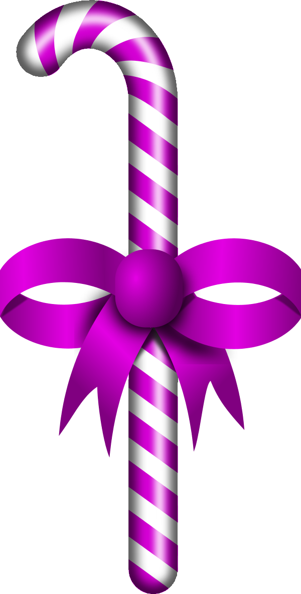 Purple Candy Cane PNG Photos