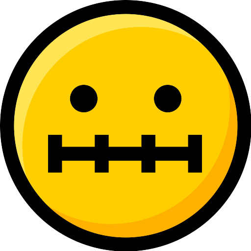 Tenang Emoji Transparan PNG