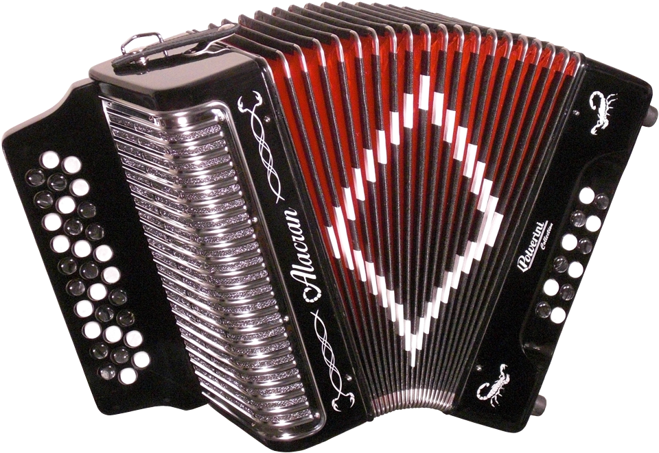 Red Accordion Transparent Background