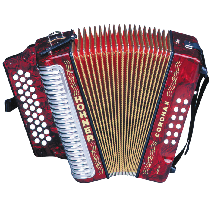 Red Accordion Transparent PNG