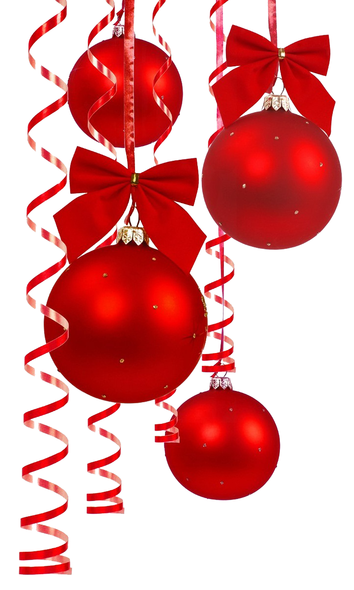Red Christmas Bauble opknoping PNG Transparant Beeld