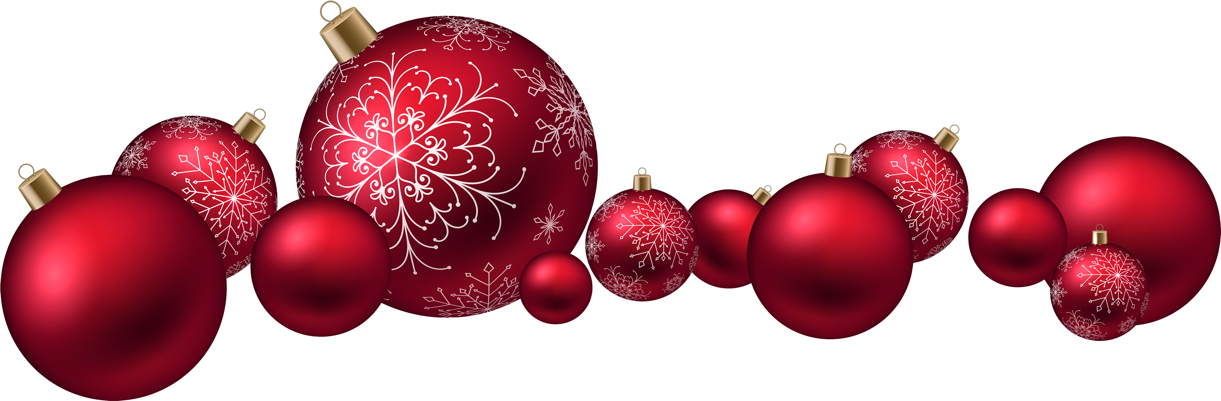 Red Christmas Bauble Hanging Transparent PNG