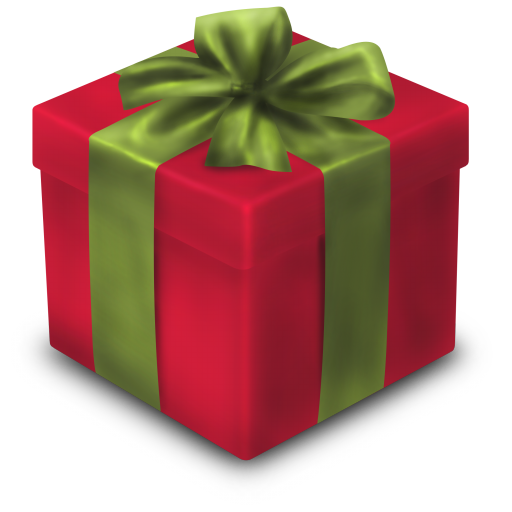 Red Christmas Gift PNG Picture