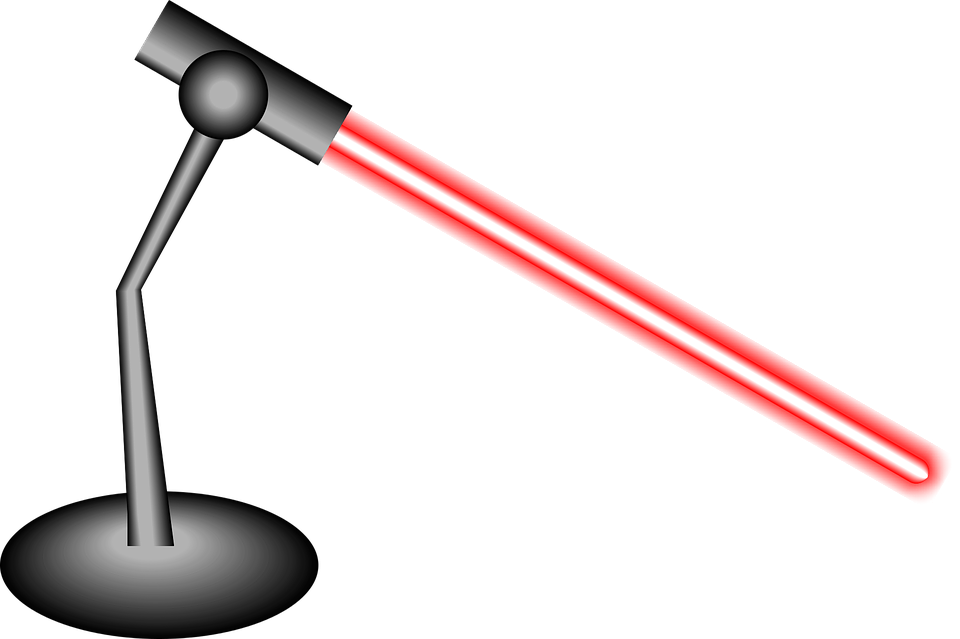 Gambar PNG laser merah