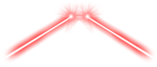 Rotes Laser-PNG-transparentes Bild