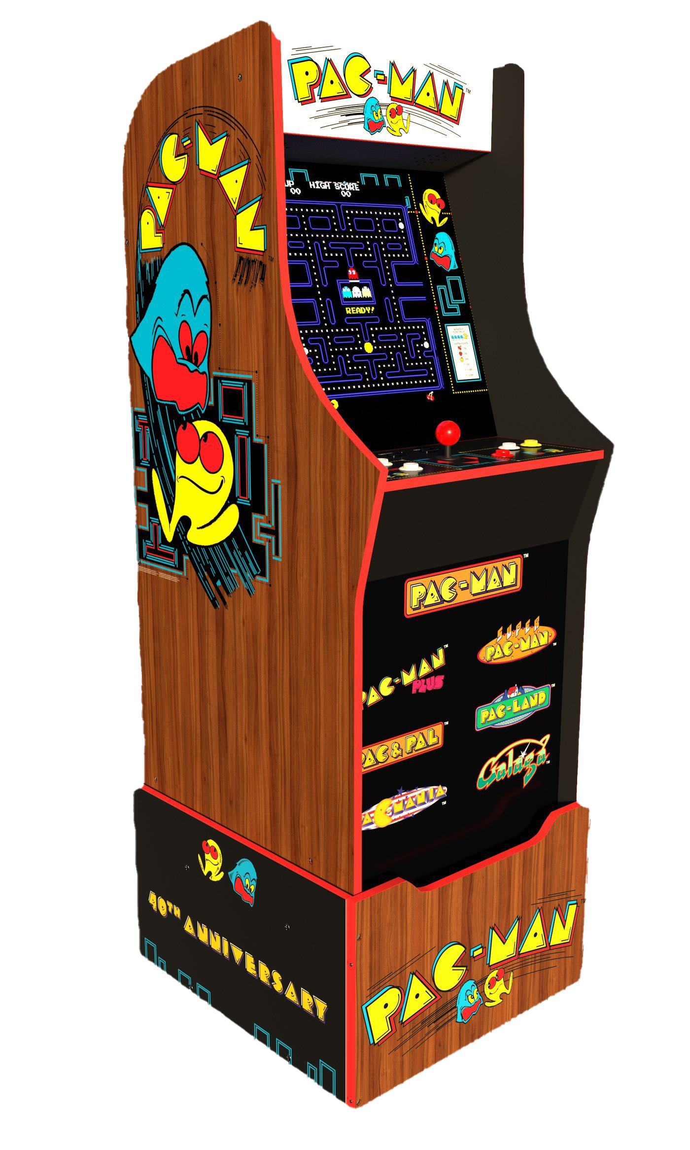 Retro Arcade Machine Background PNG