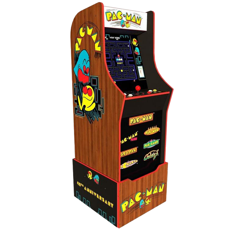 Retro Arcade Machine PNG Background Image