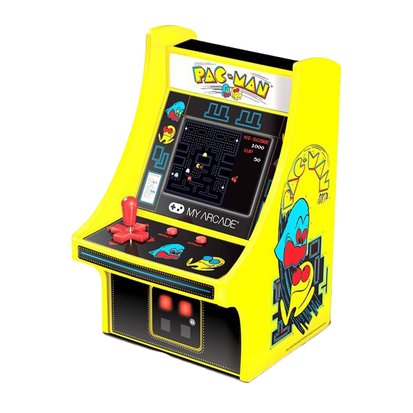 Gambar PNG mesin arcade retro